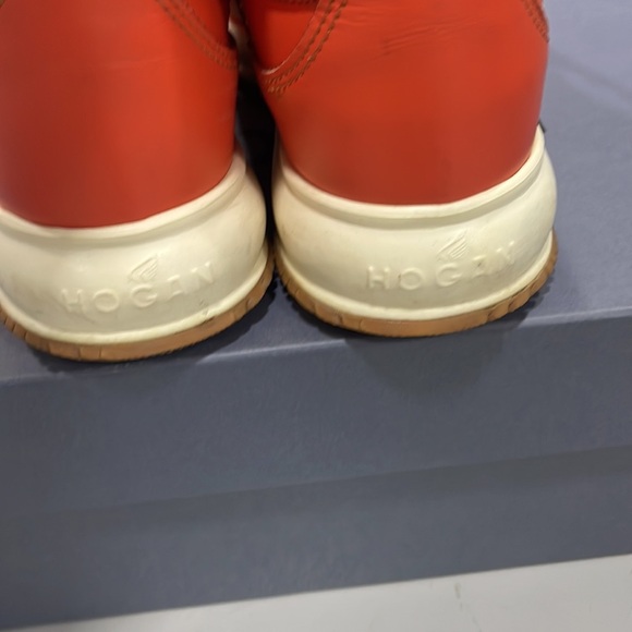 Orange hogan sneakers sz 36 - Picture 5 of 7